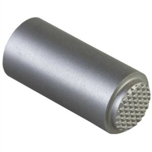 Ed Brown Commander stainless steel recoil spring plug with checkered face pattern