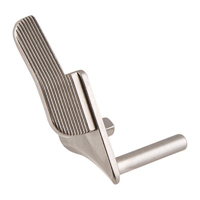 Ed Brown machined extended match profile stainless steel 1911 thumb safety with wide lever pad