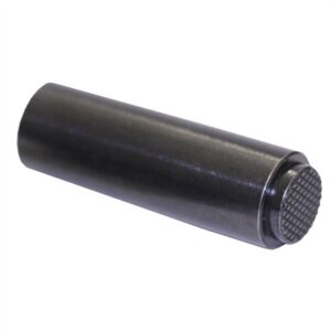 Nighthawk Custom Government recoil spring plug with checkered face, carbon steel finish
