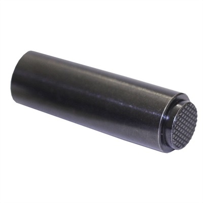 Nighthawk Custom Government recoil spring plug with checkered face, carbon steel finish