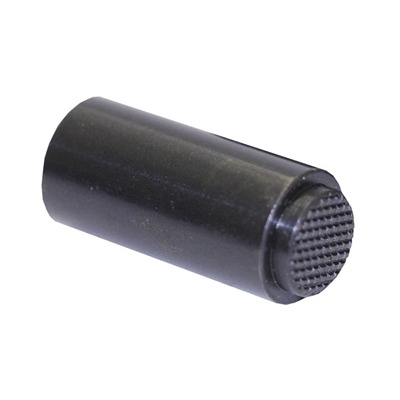 Nighthawk Custom Commander recoil spring plug with checkered face design, carbon steel