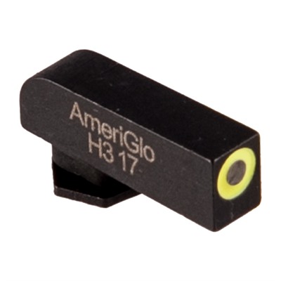 AmeriGlo green tritium LumiGreen round front sight for Glock, .165 inch tall .125 inch wide blade