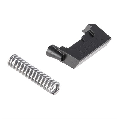 Apex Tactical black machined stainless steel failure resistant extractor for Glock Gen 3