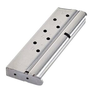 CMC Match Grade 1911 compact 9mm stainless steel magazine with numbered witness holes