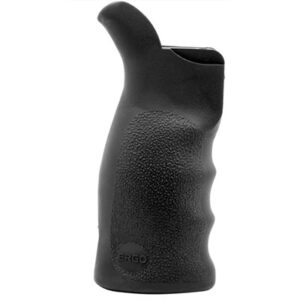 Ergo TDX-0 Tactical Deluxe Zero Angle SureGrip in black with textured rubber and beavertail