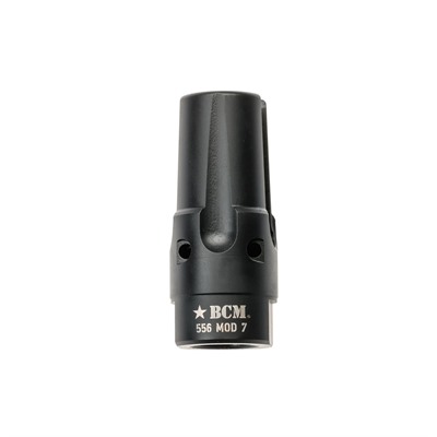 BCM Gunfighter Compensator MOD 7 5.56 with 2 inch open tine nitride black finish