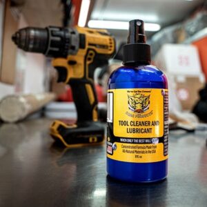 Boar Products Tool Cleaner and Lubricant 8oz spray bottle with citrus-scented all-natural formula