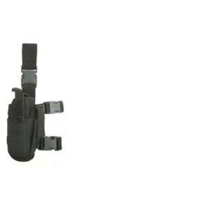 Black Cactus Jack tactical drop leg holster with magazine pouch and leg straps