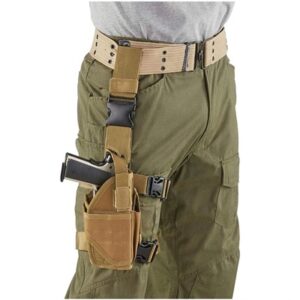 Cactus Jack Tactical Drop Leg Holster in Coyote color with adjustable straps