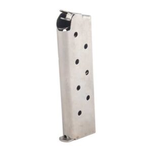 Triple-K 1911 Government .45 ACP 7-round stainless steel magazine with welded baseplate