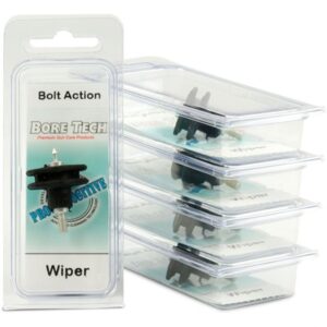 Bore Tech Bolt Action Wiper Only, black molded rubber 2-lug replacement wiper with 8-32 thread