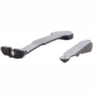 Marble Arms #66 flat top long shank rear rifle sight in black steel with step elevator