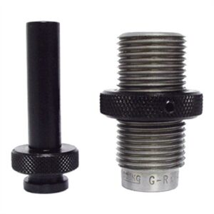 Redding GRX Push Thru Base Sizing Die for .40 S&W with steel die and pushrod