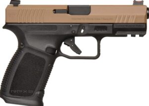 GForce Arms RPX9 Exodus 9mm pistol with FDE slide and black polymer frame