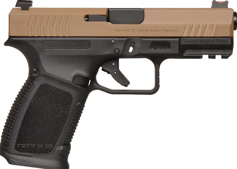 GForce Arms RPX9 EXO 9mm 4-inch FDE 15+1