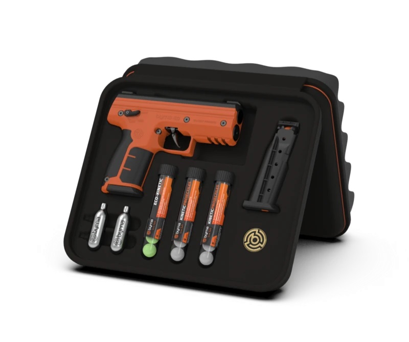 Byrna SD Kinetic Kit Orange — .68 Cal, CO2, 2x5-Rd Mags - Alexander's