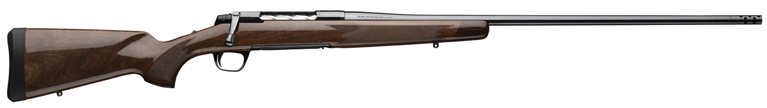 Browning X-Bolt 2 Medallion 6.5 Creedmoor rifle with gloss walnut stock and blued barrel