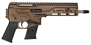 Diamondback DBX 5.7x28mm pistol with Midnight Bronze receiver, M-LOK handguard, threaded barrel, black Magpul K grip