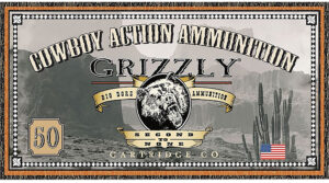 Box of Grizzly Ammo GC41M8 41 Magnum 210gr Semi Wad-Cutter cartridges with cast lead bullets