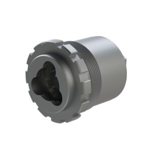 Black Yankee Hill Machine HD 3-lug HUB adapter .45 cal suppressor mount