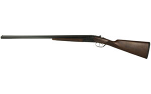 CZ Bobwhite G2 Intermediate 20 gauge side by side shotgun with walnut stock and black chrome barrels