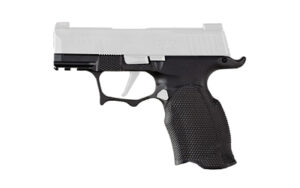 Black Icarus Precision A.C.E. 365 X EVO aluminum grip module with textured surface