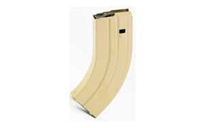 DURAMAG 28-round 7.62x39 stainless steel AR15 magazine in flat dark earth finish