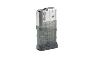 Translucent smoke Lancer L7AWM GEN2 20-round .308 magazine with steel feed lips