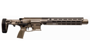 Maxim SDX RFLX 300 Blackout suppressed AR pistol in tan Arid finish