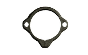 One Hundred Concepts ShockCollar Medium, a matte black locking ring with shock cord eyelets