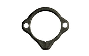 One Hundred Concepts ShockCollar Small, a matte black locking ring with shock cord eyelets