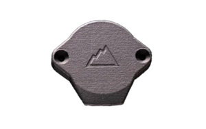 Black One Hundred Concepts Ruggedized LightCap Medium TPU weapon light bezel cover with flip lever