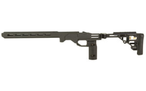 Black Ultradyne UD6 chassis combo with integrated ARCA rail for Remington 700