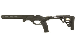 Ultradyne UD3 Picatinny combo chassis for Ruger American short action rifles, right-hand orientation, armor black finish