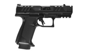 Walther PDP F-Series Pro-X PMM 9mm pistol in black with threaded barrel and PMM compensator