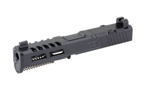 Black Zaffiri Precision ZPS.2 complete slide for Glock 19 Gen 5 with lightening cuts