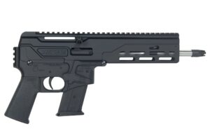 Diamondback DBX57 5.7x28mm pistol in black with 8-inch barrel, M-LOK handguard, and Magpul grip