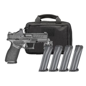 Springfield Echelon 4.0 FC Gear Pac 9mm pistol in black with green dot optic, four magazines and range bag