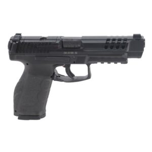 Black HK VP9A1 L OR 9mm long slide pistol with 5 inch barrel