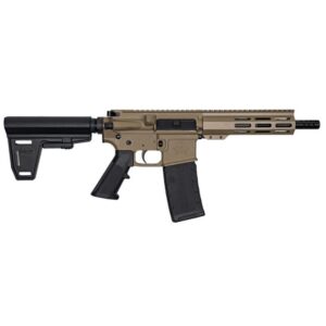 Great Lakes AR-15 Pistol in Flat Dark Earth Cerakote with 7.5-inch barrel and M-LOK handguard