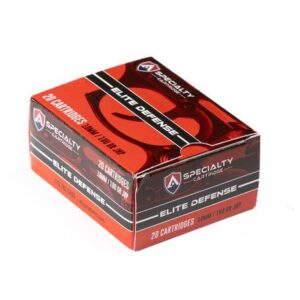 Box of Elite Defense 10mm Auto 180 grain JHP ammunition by Atlanta Arms