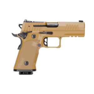 Sig Sauer P211-GT4 coyote tan 9mm pistol with optic-ready slide and skeletonized trigger