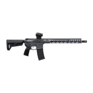 Sig Sauer M400 Forge rifle in Concrete Gray with mounted red dot optic