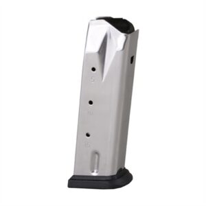 Springfield Armory XD 9mm 16-round stainless steel magazine with polymer baseplate