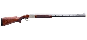 Browning Citori 725 Sporting 28 gauge over under shotgun with gloss walnut stock and engraved silver receiver
