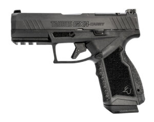 Black Taurus GX4 Carry 380 ACP pistol with optic ready slide and rail
