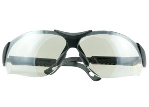 Walker's Elite Sport shooting glasses with clear polycarbonate lens and black wraparound frame
