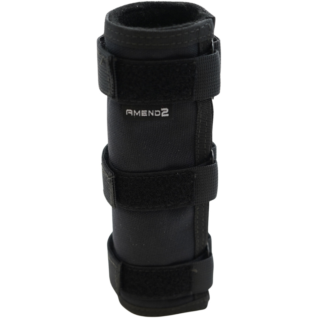 Black Amend2 Hi-Temp Suppressor Cover V1 with Nomex straps and tri-glide buckle