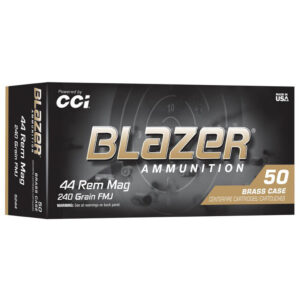 Box of 50 CCI Blazer Aluminum .44 Magnum 240gr JHP rounds