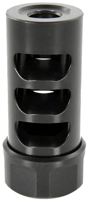 American Precision Arms Gen 2 Micro Bastard black nitride stainless muzzle brake with 1/2x28 threads
